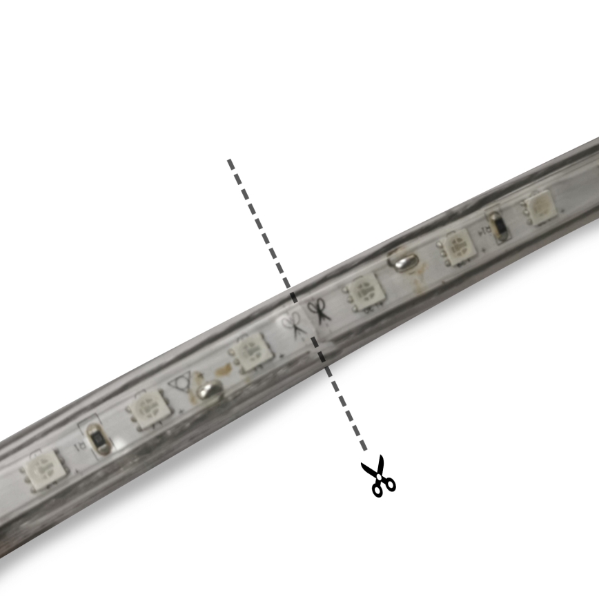 Aigostar - LED Außenband 50m LED/300W/230V blau IP65