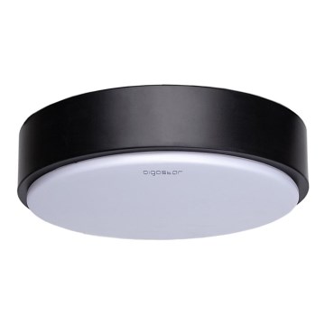 Aigostar - LED-Deckenleuchte LED/12W/230V 3000K d. 23 cm schwarz