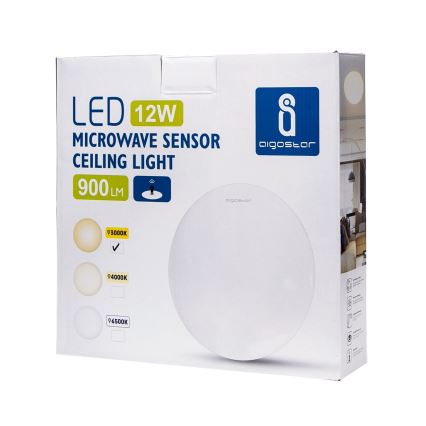 Aigostar - LED-Deckenleuchte LED/12W/230V 3000K Ø 28 cm