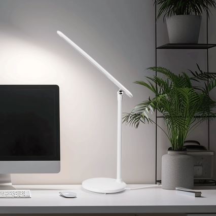 Aigostar - LED dimmbare wiederaufladbare Touch-Schreibtischlampe LED/3W/5V 1200mAh 3000/4000/6500K