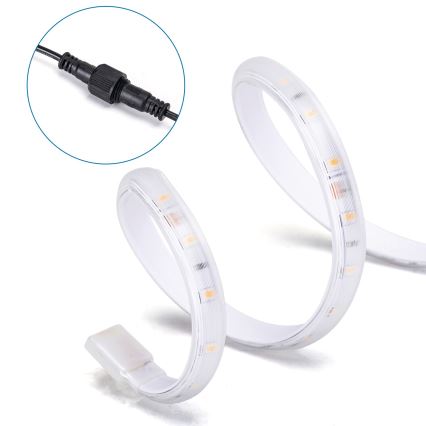 Aigostar - LED dimmbares Solar-LED-Band LED/20W/3,2V 20 m 2700K IP65 20000 mAh + Fernbedienung