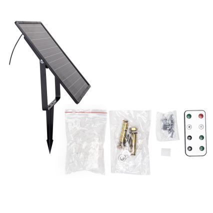 Aigostar - LED dimmbares Solar-LED-Band LED/20W/3,2V 20 m 2700K IP65 20000 mAh + Fernbedienung