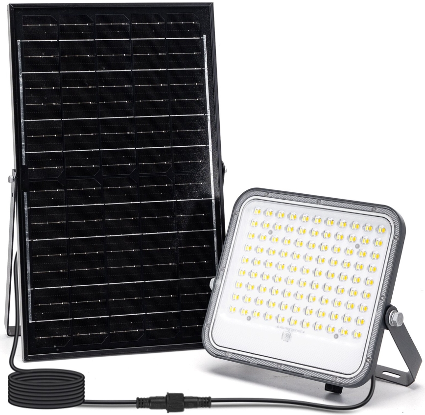 Aigostar - LED Dimmbarer Solarstrahler LED/150W/3,4V 3000/4000/6500K IP66 12000 mAh + Fernbedienung