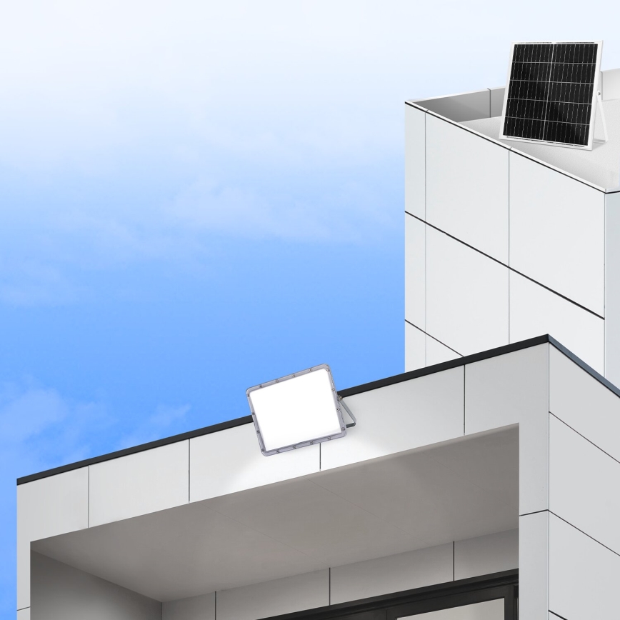 Aigostar - LED dimmbarer Solarstrahler LED/200W/3,2V IP65 20000 mAh + Fernbedienung