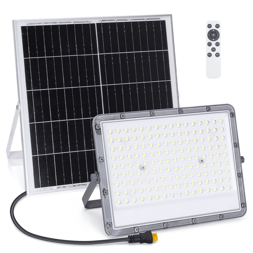 Aigostar - LED dimmbarer Solarstrahler LED/200W/3,2V IP65 20000 mAh + Fernbedienung