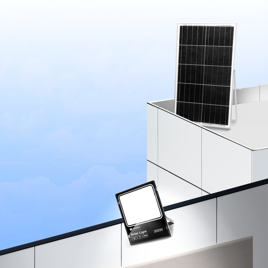 Aigostar - LED dimmbarer Solarstrahler LED/300W/3,2V IP66 25000 mAh + Fernbedienung