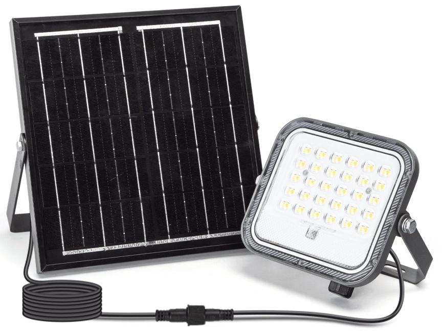 Aigostar - LED dimmbarer Solarstrahler LED/50W/3,4V 3000/4000/6500K IP66 4000 mAh + Fernbedienung