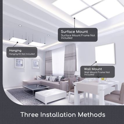 Aigostar - LED Einbaupanel LED/40W/230V 6500K 60x60cm Weiß