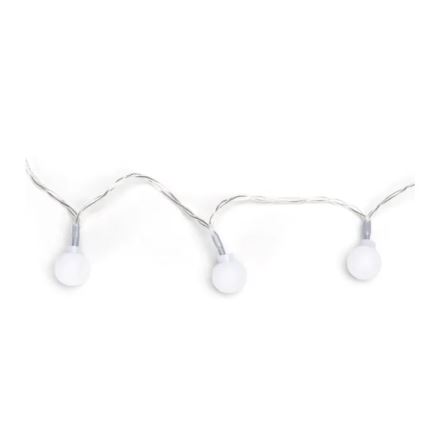 Aigostar - LED Außen-Weihnachtslichterkette 100xLED/3xAA/8 Funktionen 10,3 m IP44 warmweiß