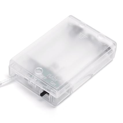 Aigostar - LED Weihnachtslichterkette 50xLED/3xAA 5,3m mehrfarbig