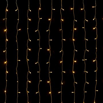 Aigostar - LED-Lichterkette für den Außenbereich, 288 LEDs, 1,5 x 1,8 m, IP44, warmweiß