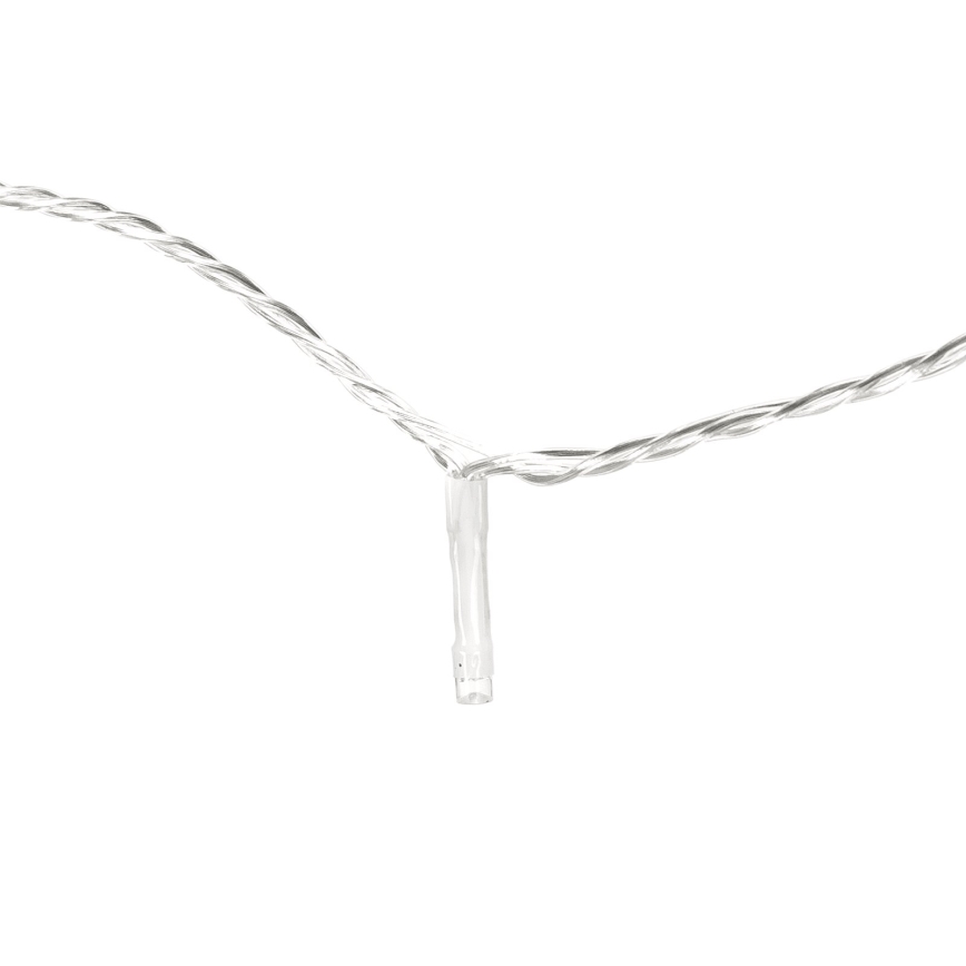 Aigostar - LED-Lichterkette für den Außenbereich, 50 LEDs, 8 Funktionen, 8 m, IP44, warmweiß