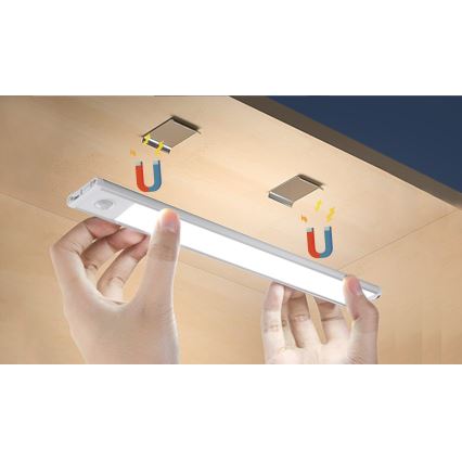 Aigostar - LED-Akku-Möbelbeleuchtung mit Sensor LED/1,5W/5V 4000K