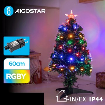Aigostar - LED Outdoor Weihnachtsbaum LED/3,6W/230V 60 cm IP44 mehrfarbig