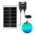 Aigostar - LED RGB Dimmbare Solar-Hängeleuchte MESH LED/20W/3,7V 4000 mAh 2700K-6500K IP65 d 15 cm