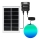 Aigostar - LED RGB Dimmbare Solar-Hängeleuchte MESH LED/20W/3,7V 4000 mAh 2700K-6500K IP65 d 20 cm