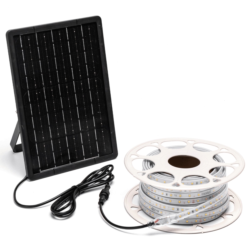 Aigostar - LED RGB dimmbares Solar-LED-Band LED/10W/3,2V 10 m IP65 8000 mAh + Fernbedienung