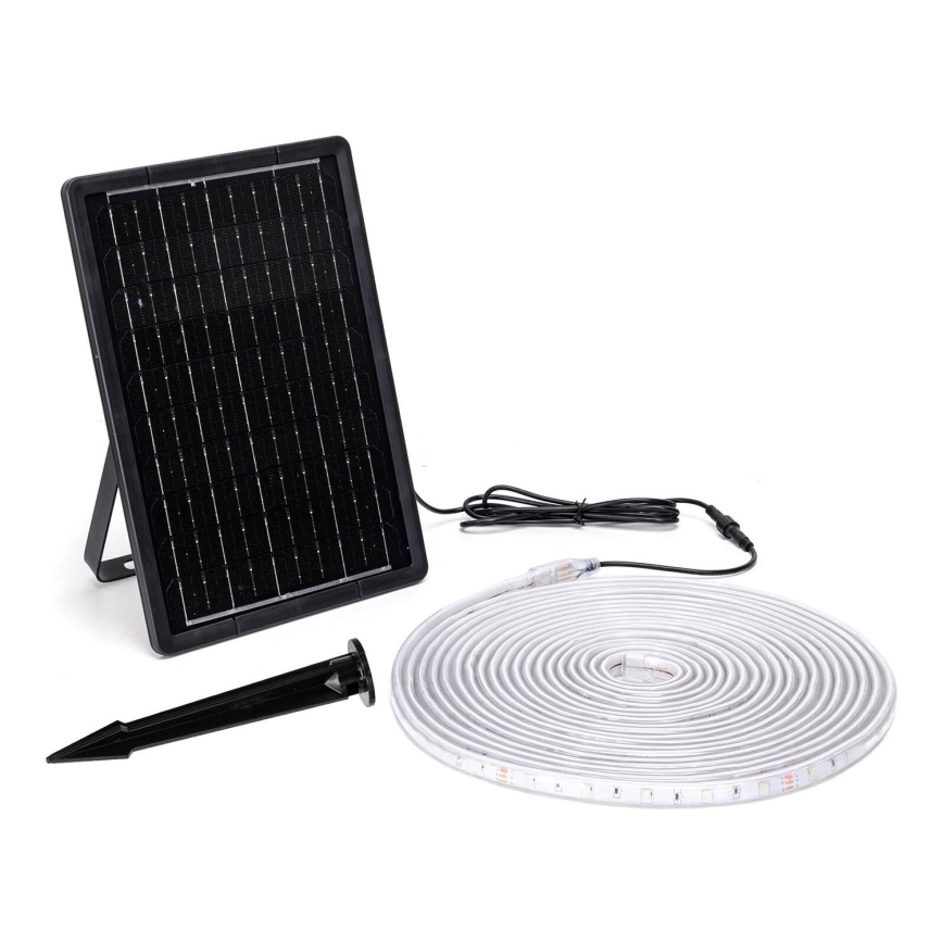 Aigostar - LED RGB dimmbares Solar-LED-Band LED/10W/3,2V 10 m IP65 8000 mAh + Fernbedienung