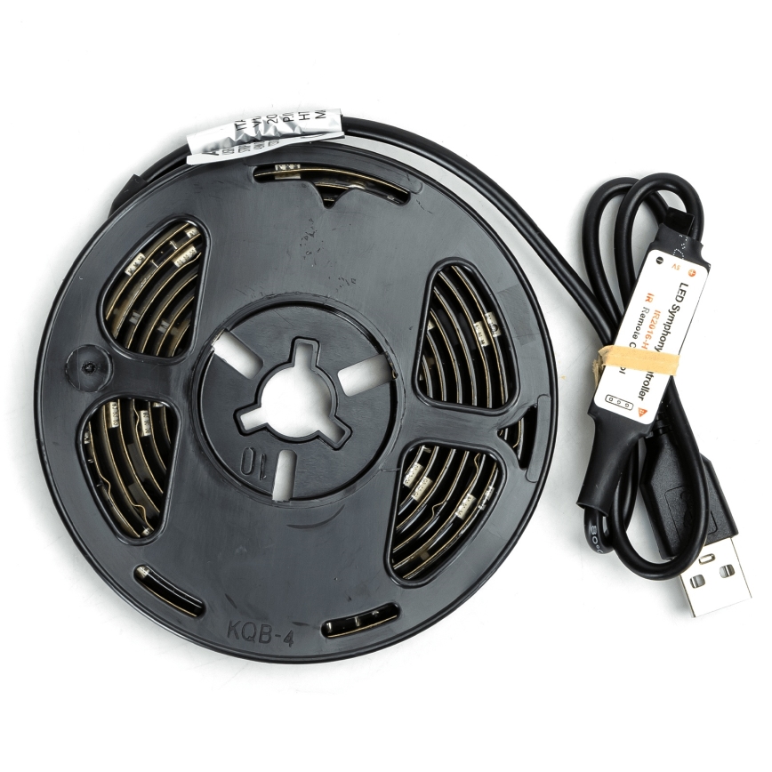 Aigostar - dimmbarer RGBIC-LED-Streifen 2m LED/4,9W/5V + Fernbedienung