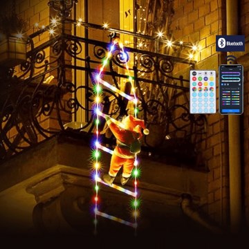 Aigostar - LED RGBICW Weihnachtsbeleuchtung für den Außenbereich 150xLED/230V 3m IP44 + Fernbedienung