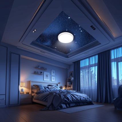 Aigostar - LED RGBW dimmbare Badezimmer-Deckenleuchte MESH Smart LED/24W/230V 3000-6500K IP44 + Fernbedienung