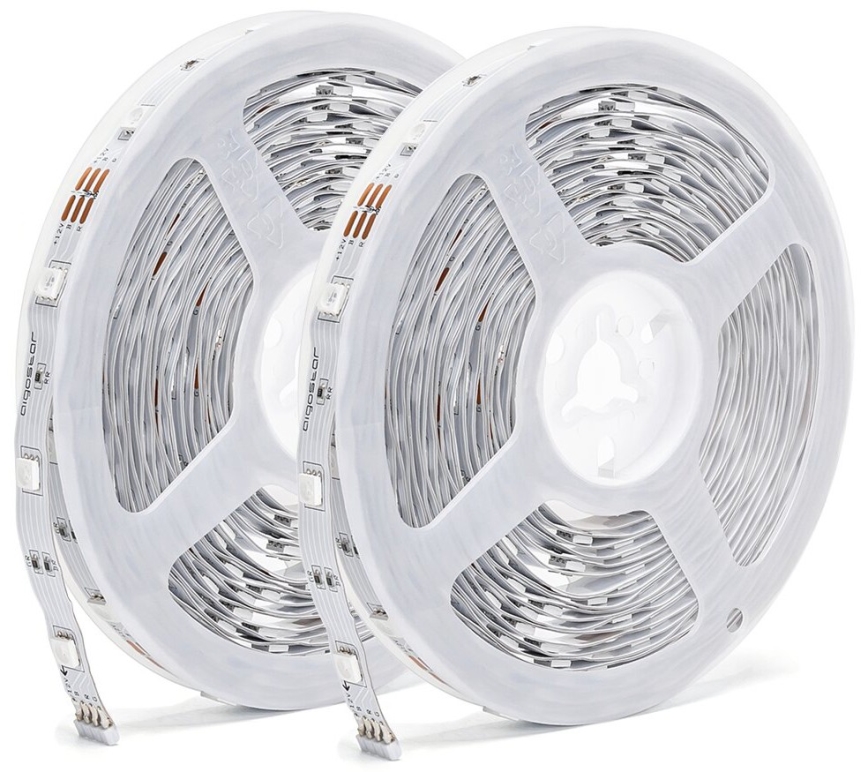 Aigostar - LED RGBW dimmbarer LED-Streifen/48W/12V 2x7,5 m Wi-Fi