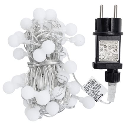 Aigostar - Dekorative LED-Lichterkette für den Außenbereich, 50 LEDs, 8 Funktionen, 5 m, IP44, mehrfarbig