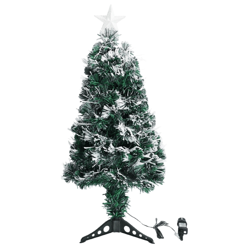 Aigostar - LED Weihnachtsbaum für den Außenbereich 85 LEDs/8 Funktionen 0,9 m IP44 mehrfarbig