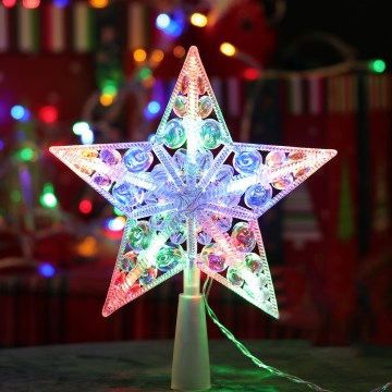 Aigostar - LED RGBY Weihnachtsdekoration 16xLED/3xAA Stern