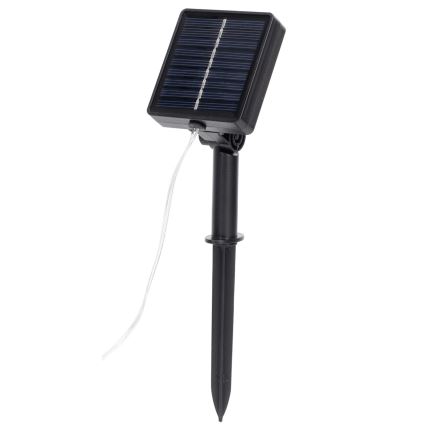 Aigostar - LED Solar-Lichterkette 70xLED/4x1m IP65 300 mAh warmweiß Eukalyptus