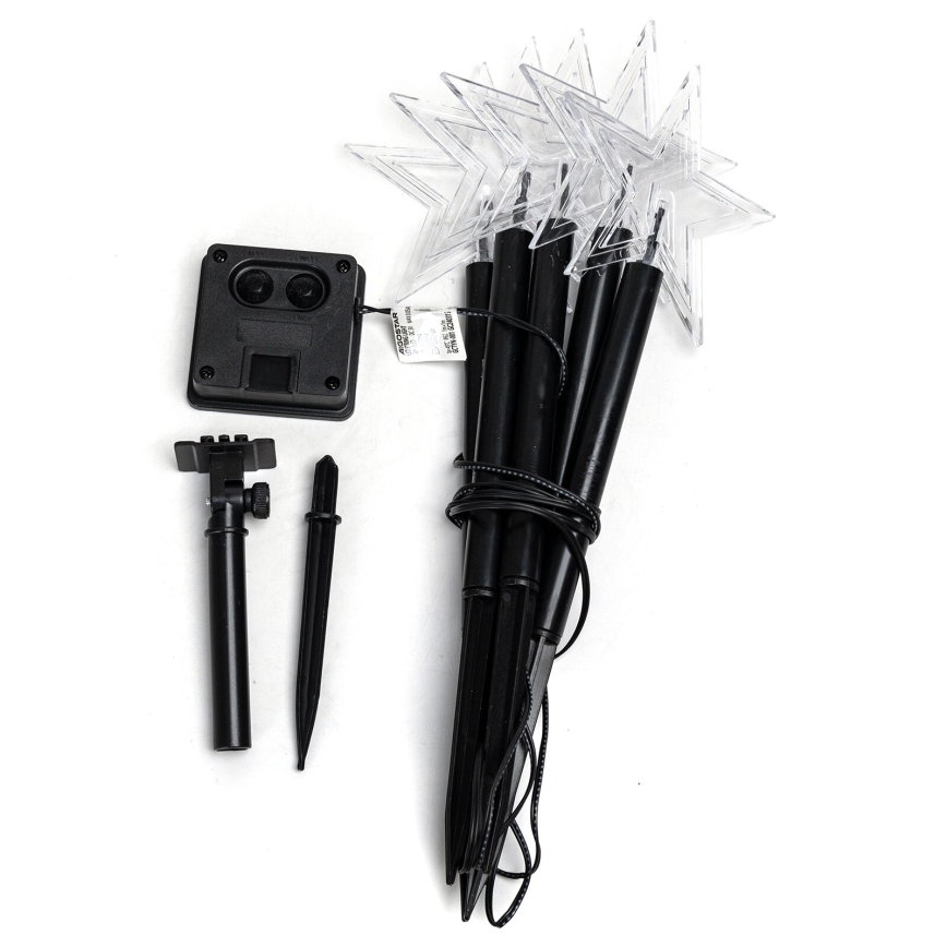 Aigostar - LED Solar-Weihnachtsleuchte LED/0,054W/1,2V 1m IP65 800 mAh kaltweiß