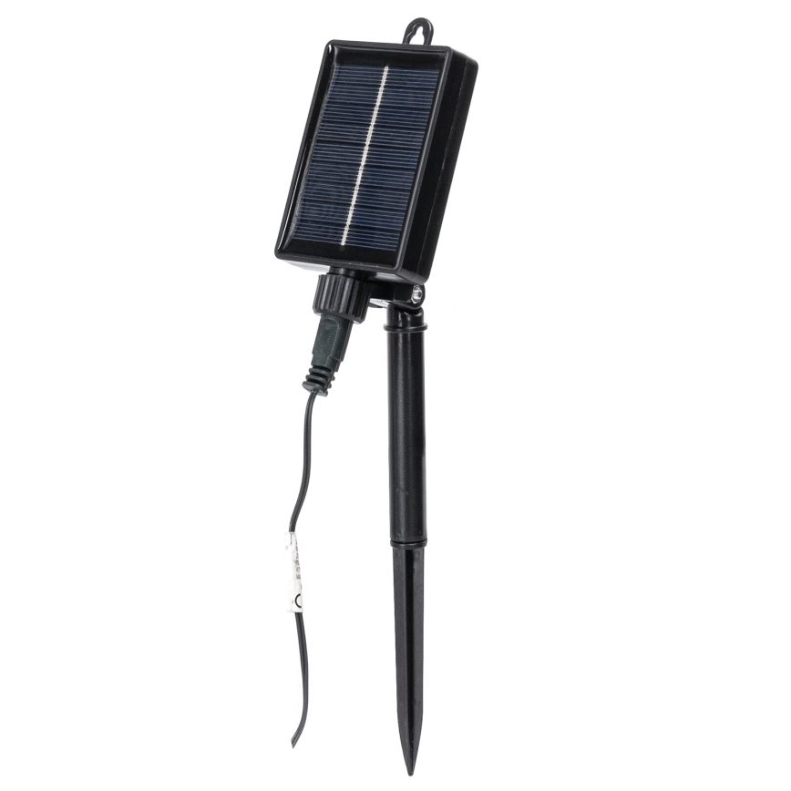 Aigostar - LED-Solar-Weihnachtslichterkette 10xLED/8 Funktionen 6,5m IP65 500 mAh mehrfarbig