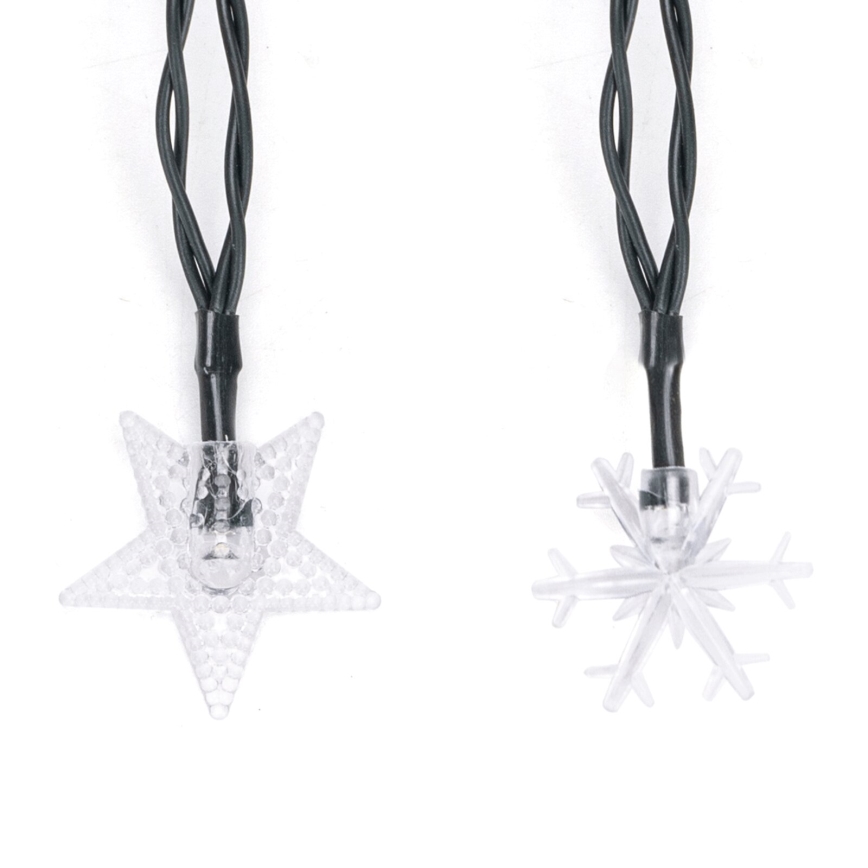 Aigostar - LED-Solar-Weihnachtslichterkette 50xLED/8 Funktionen 800 mAh 12m IP65 mehrfarbig