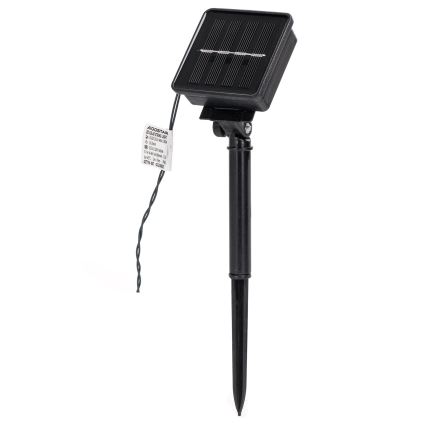 Aigostar - LED-Solar-Weihnachtslichterkette 50xLED/8 Funktionen 800 mAh 12m IP65 mehrfarbig