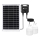 Aigostar - LED-Solarhängeleuchte mit Sensor 2xLED/35W/12V 6000 mAh 6500K d 10 cm + Fernbedienung
