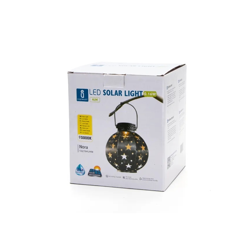 Aigostar - LED Solarleuchte LED/0,16W/2V 3000K IP44 400 mAh