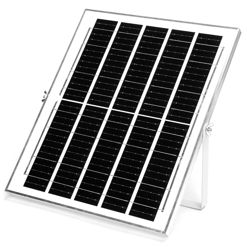Aigostar - LED-Solarleuchte 2xLED/70W/12V 12000 mAh 6500K d 20,5 cm + Fernbedienung