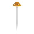 Aigostar - LED-Solarleuchte LED/0,006W/1,2V 100 mAh 2700K IP44 gelb
