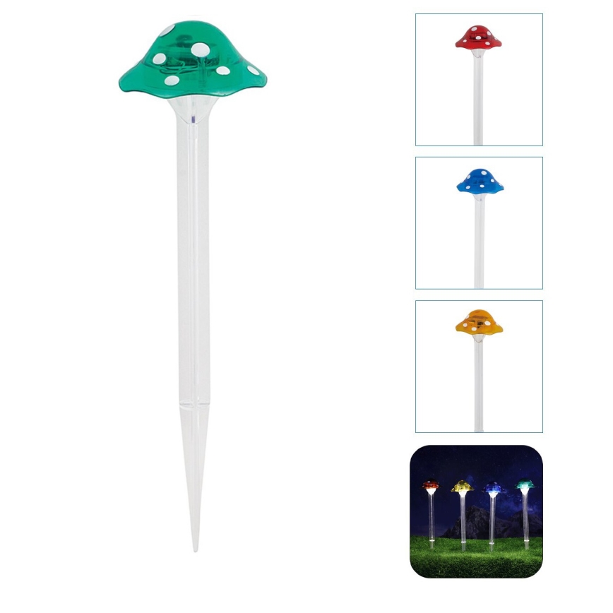 Aigostar - LED-Solarleuchte LED/0,006W/1,2V 100 mAh 2700K IP44 grün