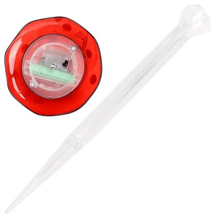 Aigostar - LED-Solarleuchte LED/0,006W/1,2V 100 mAh 2700K IP44 rot