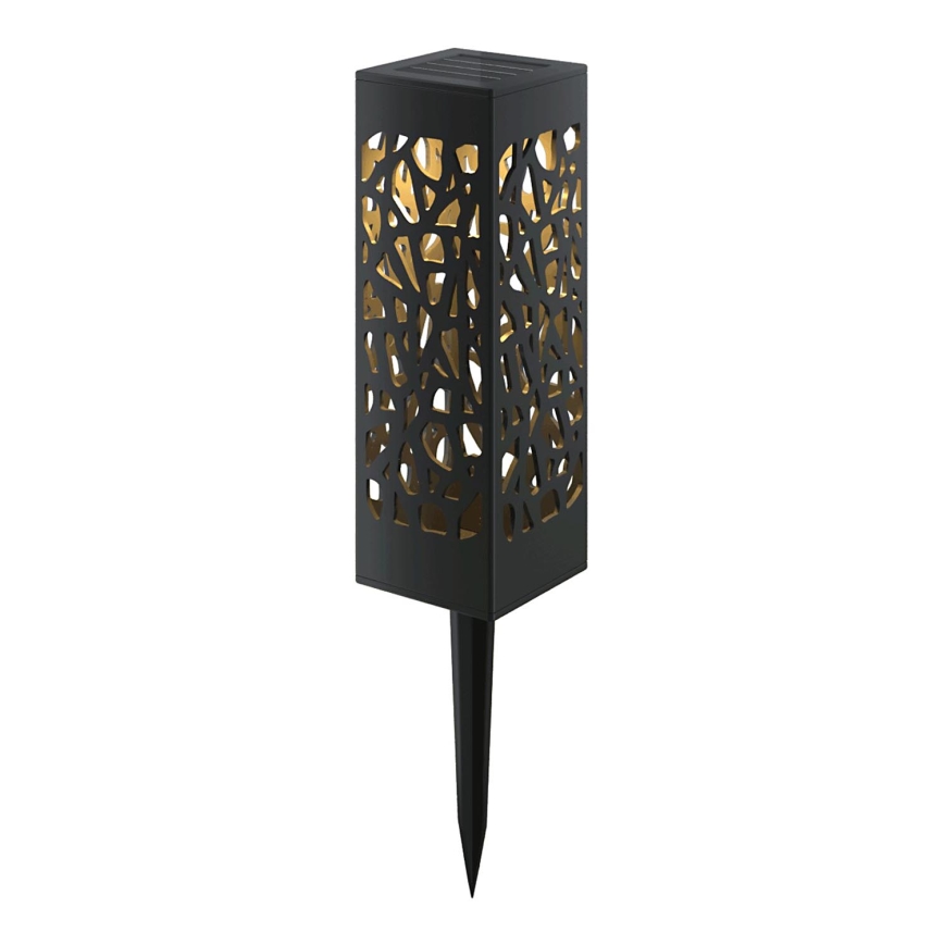 Aigostar - LED Solarleuchte LED/0,006W/1,2V 28,5 cm schwarz 2700K IP44 100 mAh