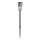 Aigostar - LED-Solarleuchte LED/0,006W/1,2V 40 mAh 29,7 cm mattes Chrom 6500K IP44