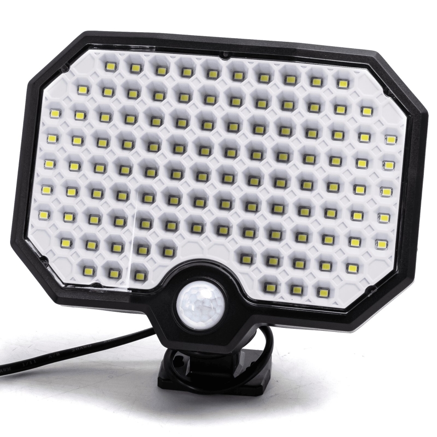 Aigostar - LED Solarleuchte mit Bewegungssensor LED/2,4W/3,7V 1800 mAh IP65
