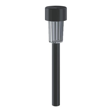 Aigostar - LED-Solarleuchte mit Dämmerungssensor LED/0,006W/1,2V 40 mAh 29,5 cm schwarz 6500K IP44