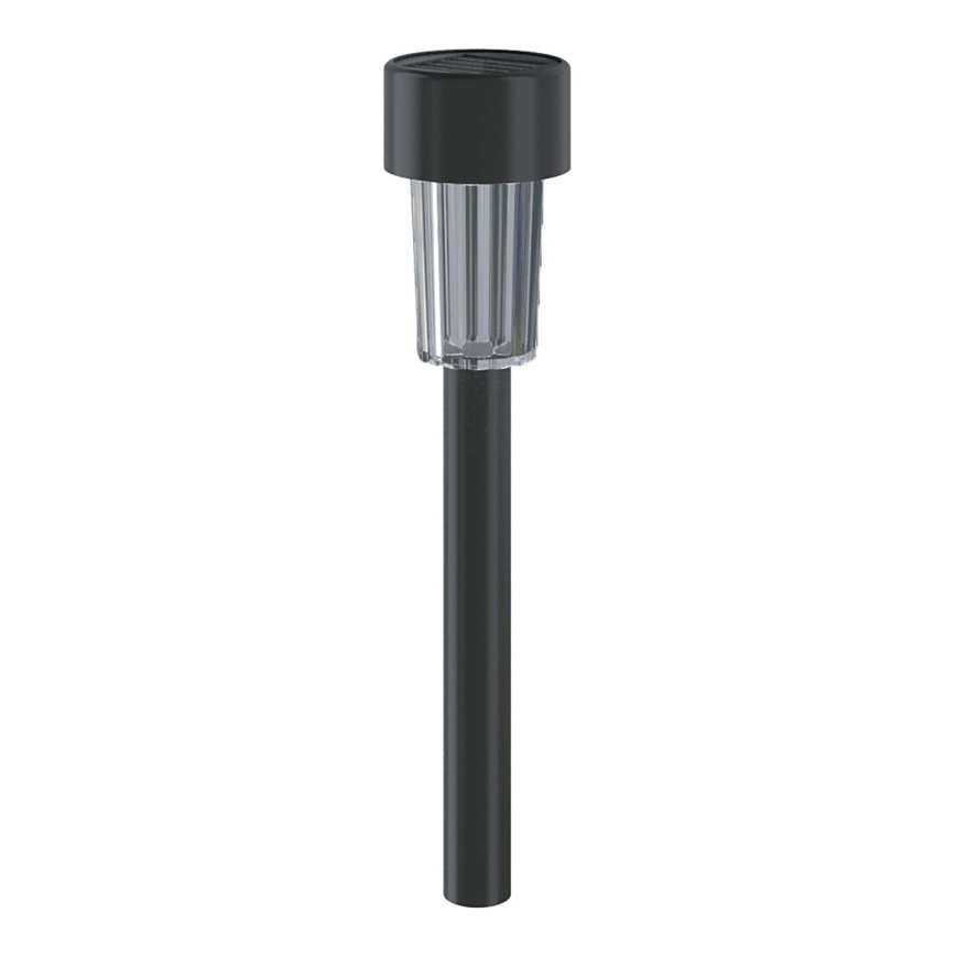 Aigostar - LED-Solarleuchte mit Dämmerungssensor LED/0,006W/1,2V 40 mAh 29,5 cm schwarz 6500K IP44