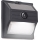 Aigostar - LED-Solarleuchte mit Sensor, 3,7 V, 6500 K, 500 mAh, IP65, schwarz