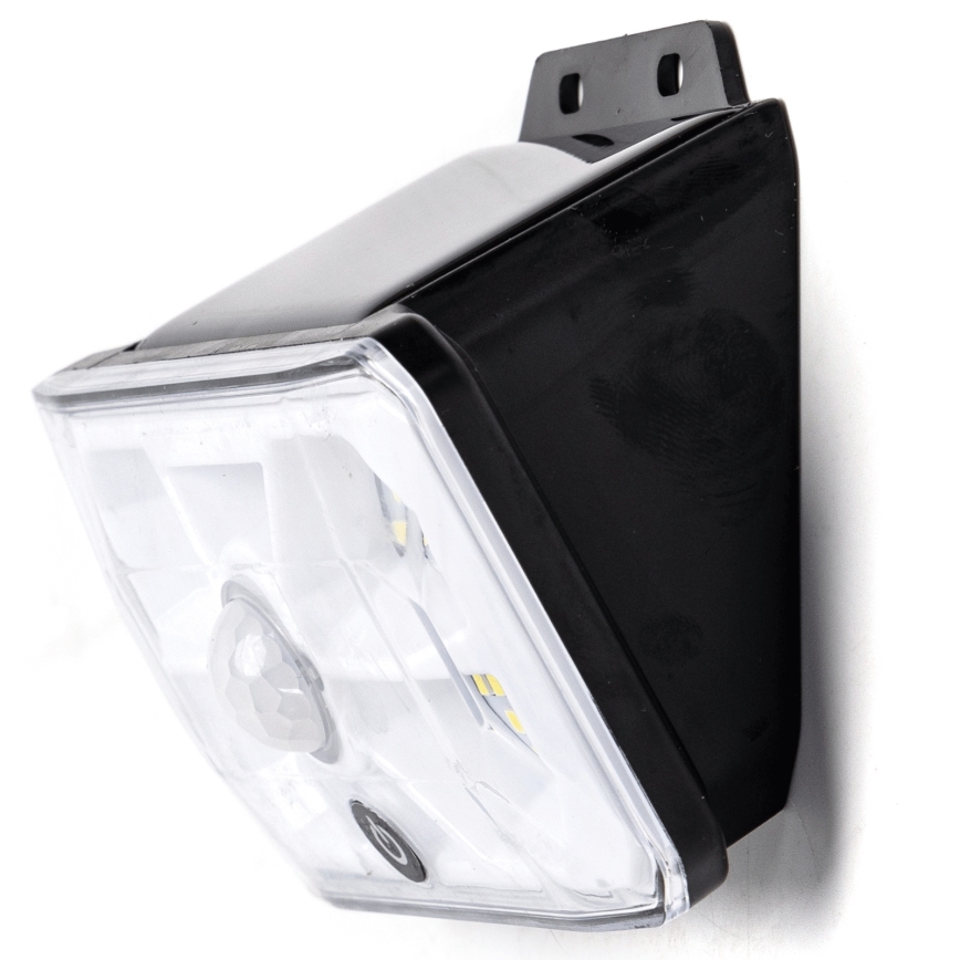 Aigostar - LED-Solarleuchte mit Sensor LED/3,7V 6500K 500 mAh IP65 schwarz