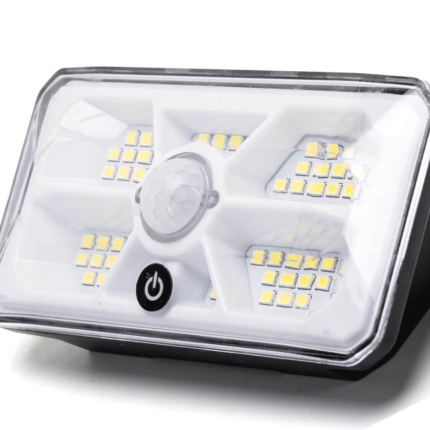 Aigostar - LED-Solarleuchte mit Sensor LED/3,7V 6500K 500 mAh IP65 schwarz