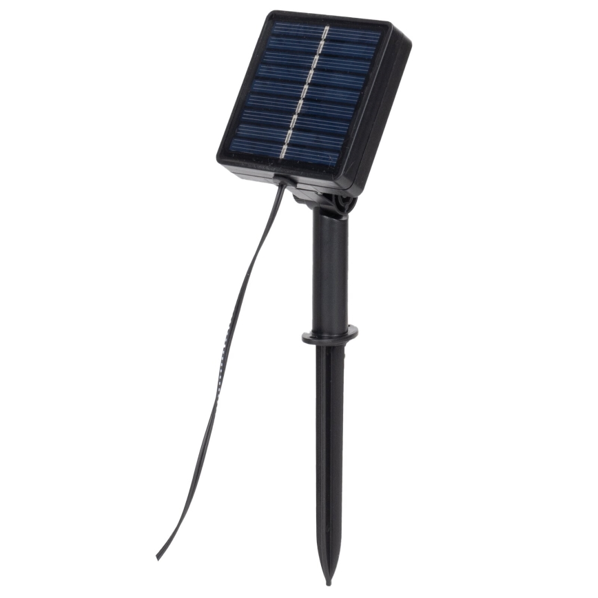 Aigostar - LED-Solarlichterkette 50xLED/7m IP65 300 mAh warmweiβ Eukalyptus