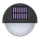 Aigostar - LED-Solarwandleuchte LED/1W/1,2V schwarz 200 mAh 2700K IP44